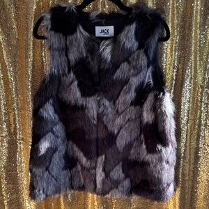 Jack by BB Dakota Two-Tone Faux Fur Vest